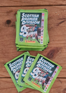 Panini 1995 Scottish Premier League SEALED 44x Packs! Sehr selten!