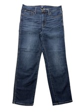 J.Crew Womens High Rise Vintage Straight Jeans 30 Blue Medium Wash Stretch