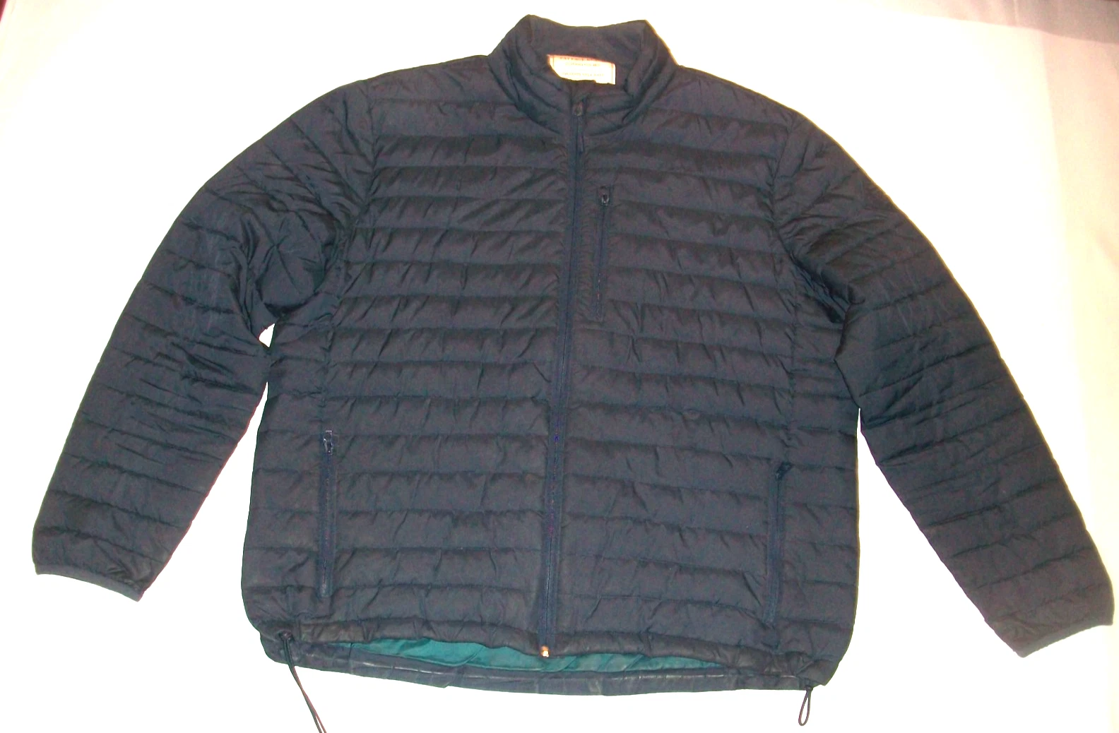 Fat Face Padded Quilted Windbreaker Jacket in Navy Blue Size XXL