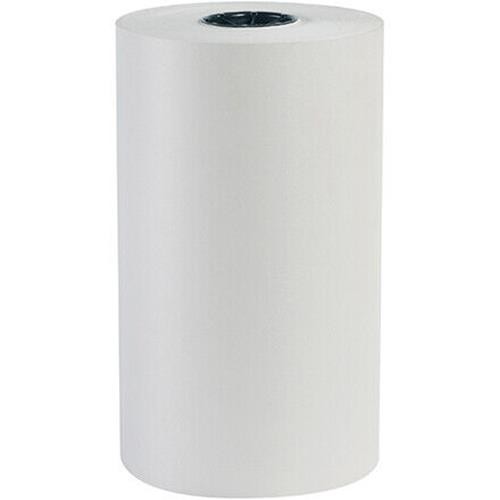 15" x 1400 ft length Newsprint Rolls, White Single Roll