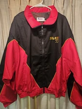 nwot Vtg. Slick 50 Racing Sportswear Red/Black Jacket 2XL USA Unused Zip Gas Oil