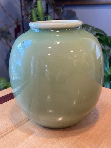 Rookwood Pottery Vase Celadon Green 4.5" 6183 F XLIV 1944 VTG MCM Asian Style