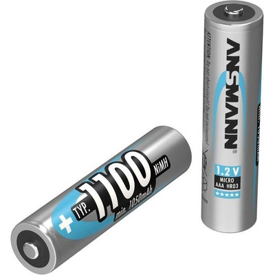 Ansmann 5035221 maxE HR03 Ministilo (AAA) NiMH 1100mAh Rechargeable Battery 1