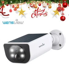 Wansview 3MP Wireless Solar Security Camera System Outdoor WiFi Human Detection