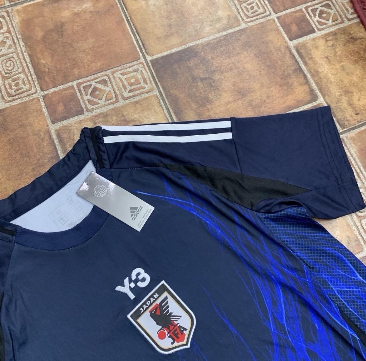 Adidas Japan Y-3 Soccer Jersey 2024/2025 Short Sleeve Blue Size US