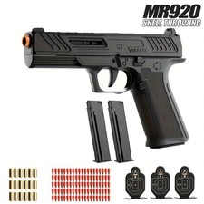 Toy Gun Soft Bullet Pistol for Teens - Rapid Fire, Auto Eject, Outdoor Shooting