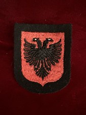 Waffen SS Foreign Volunteer Shield Albania WW2 Original