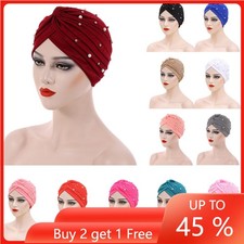 Muslim Women Bonnet Chemo Cap Hijab Turban Hat Hair Loss Beanie Head Scarf Wrap