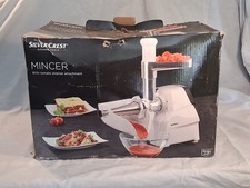SilverCrest 350W Electric Mincer / Sausage Maker with Tomato Attachment (Boxed)