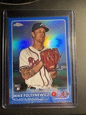 2015 Topps Chrome Blue Refractors #17 Mike Foltynewicz /150