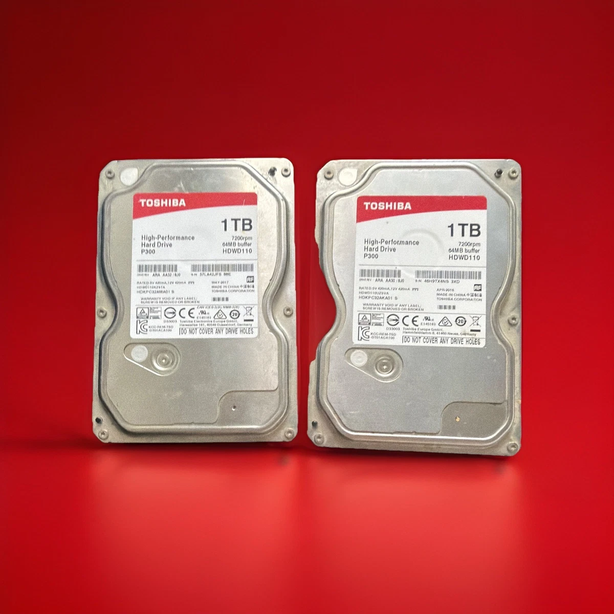 Toshiba Internal Hard Disk Drives 3 TB Storage Capacity for sale