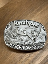 New 31/2”X 2 3/4” Kershaw Pewter Belt Buckle Made In USA