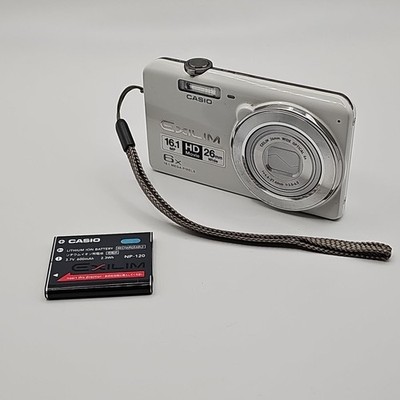 Digitalkamera CASIO Exilim Ex-ZS20 Weiß Getestet Zustand Gut Kamera Foto Lesen