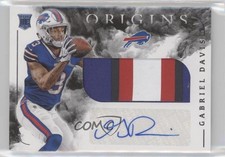 2020 Panini Origins Rookie Gabriel Davis #140 Jumbo Patch Auto 7rf