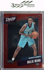 2017-18 Panini Prestige #11 Malik Monk Micro Etch Rookies Red