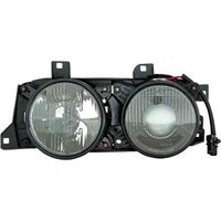 Scheinwerfersatz Set FüR Bmw 5Er E34 / 7Er E32 88-95 Schwarz