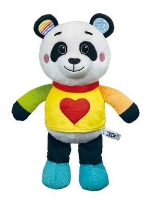 Clementoni Kuscheliger Plüsch-Panda mit Geräuschen