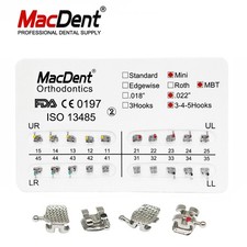 MacDent Supports d'orthodontie dentaire base en maille métallique Mini MBT 022 345H 1 Pack