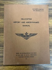 Helicopter History and Aerodynamics Manual 1961 - Vintage, ACCEPTABLE Condition