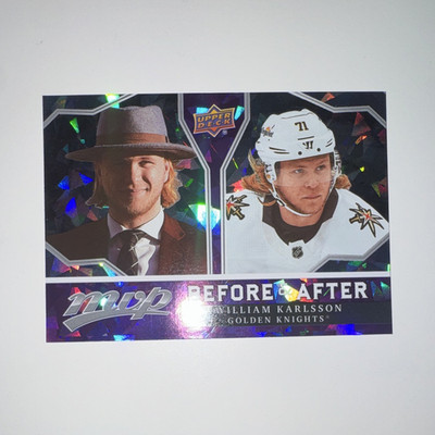 Upper Deck 2021-22 MVP Before & After William Karlsson BA-19 Golden Knights