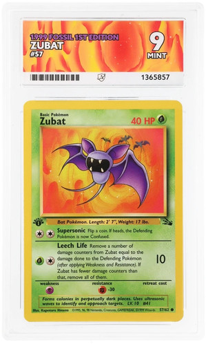 Zubat (1st Edition) graded ACE 9 for sale on eBay