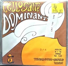Dominant Cello String Set 3/4 Size New/Old Stock, No.147TH FREE SHIPPING 