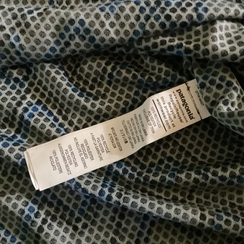NEW Mens $89 PATAGONIA Capilene Midweight Crew Shirt/Baselayer Endless Blue XXL - Picture 5 of 9