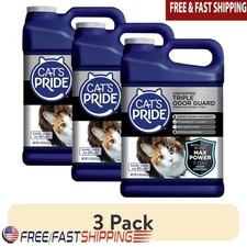 Max Power Triple Odor Guard Unscented Clumping Cat Litter Dust Free 15lb New