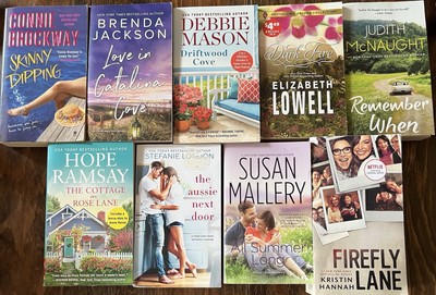 SUMMER READS Contemporary Romance Lot Of 9 Softcover Books Paperback Cozy Novels