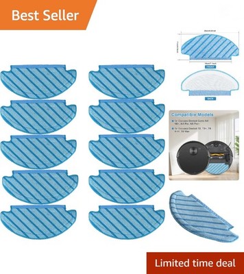 Ecovacs Deebot Washable Cloth Mop Pads for Ozmo T8 Series, T9, N8 Pro Plus, Y...