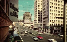 CALIFORNIA Hollywood Looking North on Vine Street c1966 CA Postcard