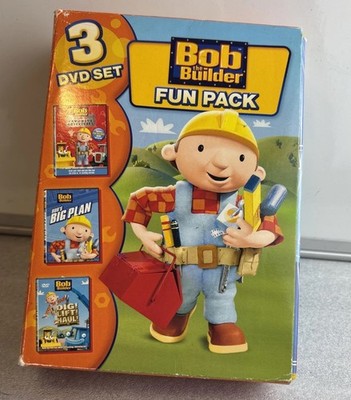 Bob the Builder Fun Pack DVD 3-Disc DVD Set 2009 Lionsgate/Hit Entertainment