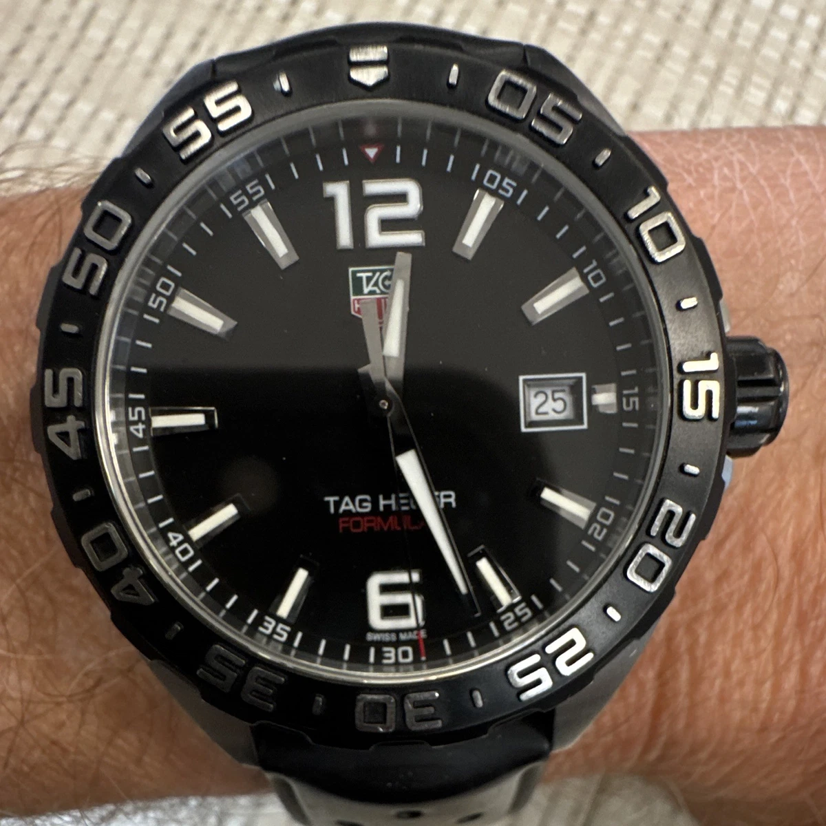 【ジャンク】TAG Heuer Formula 1 ブラック　時計 TAG Heuer Formula 1 Black Wristwatches for sale - eBay