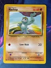 Machop - Base Set - 52/102 - Common - Vintage WOTC Pokemon Card