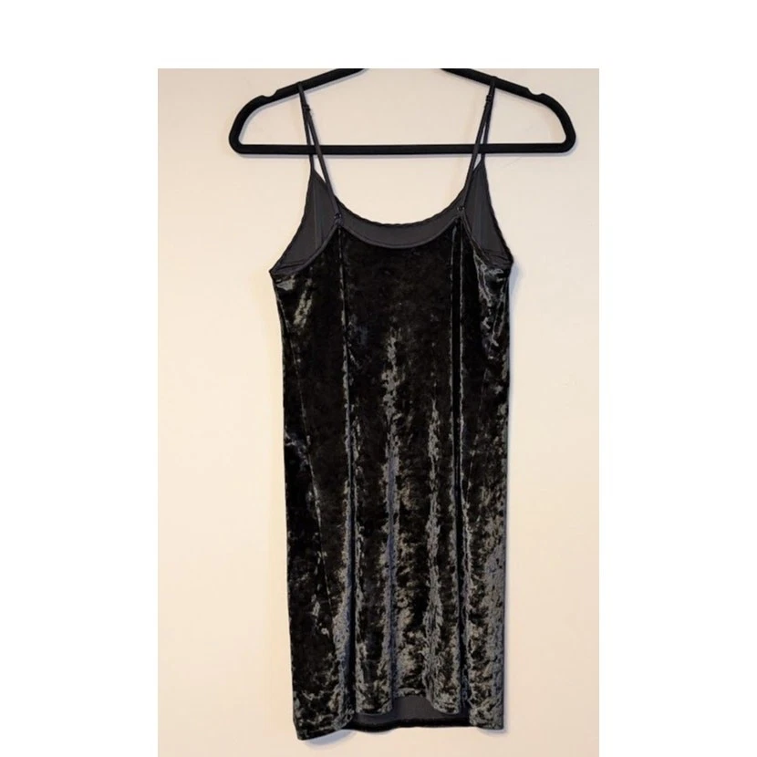 UNDERCOVER Camicia da notte Victoria's Secret donna XS S velluto schiacciato scuro romantica abito slip