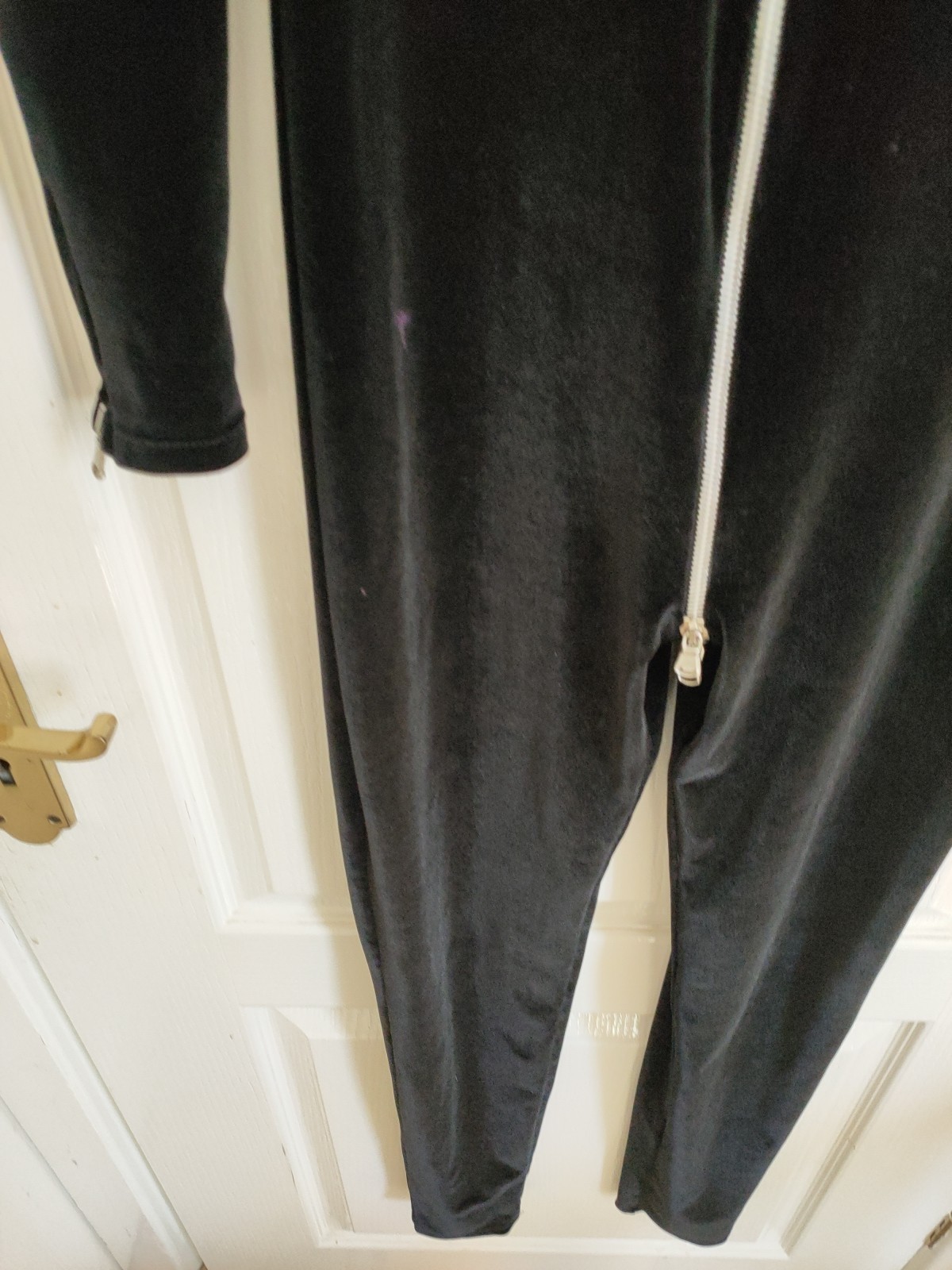 Patrice Catanzaro Velvet Catsuit Small Vintage image 6