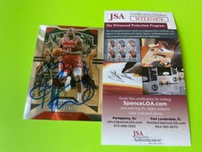 P.J. Tucker Rockets 2019-20 Panini Prizm Card Signed Auto JSA COA