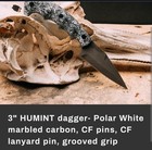 Half Face Blades Humint Dagger 3 Inch — photo 1