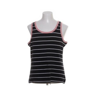 Basic 192, Tank­top, Größe: XXL, Schwarz/Weiß/Pink, Baumwolle, Streifen #chS