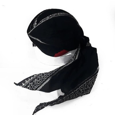 Indonesian Traditional Blangkon Hat   Jogja Sliwir Fold Speckled Wulung Javanese