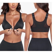 Front Closure Back Support Underwire Posture Bra