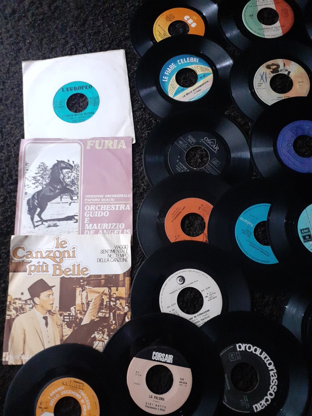 dischi in vinile 45 giri