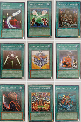 Yugioh, TCG, Spell Card, A-Z, Englisch, Karten, Sammeln