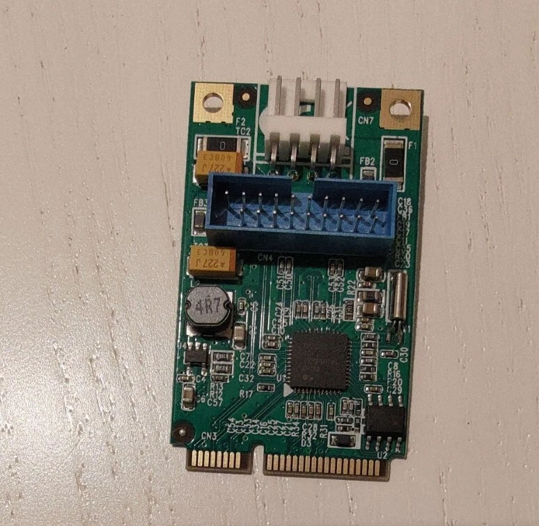 InLine Controller Mini-PCIe USB 3.0 Host 2 Porte Adattatore Interno 66900 - Immagine 4 di 4