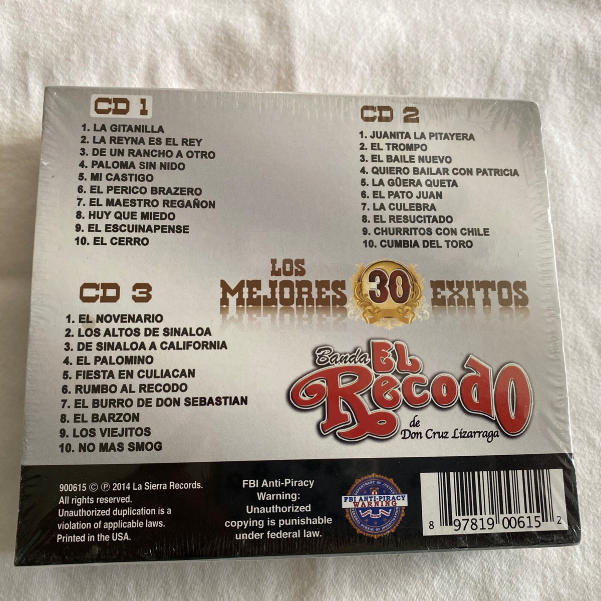 Banda El Recodo De Don Cruz Lizarraga-Los Mejores 30 Exitos 3 CD's