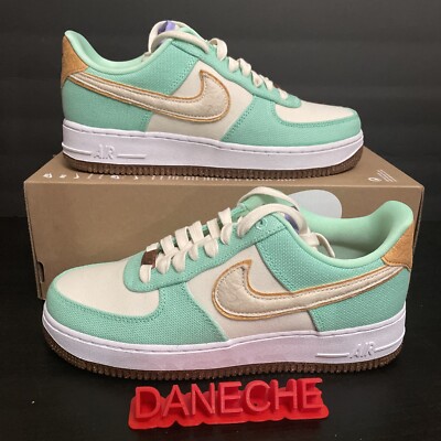 Nike Air Force 1  07 LX Happy Pineapple Women s Size 9 CZ0268-300 Coconut Milk
