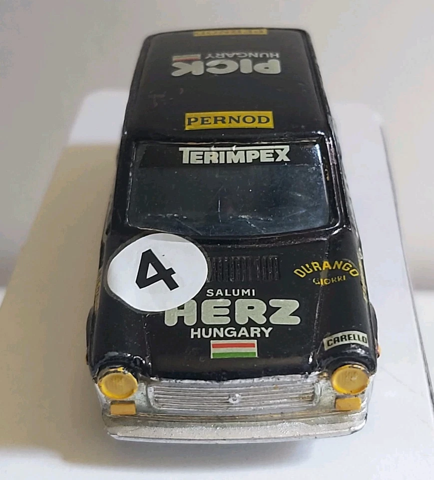 Politoys Autobianchi A112 Rally E26 Col. Nero scala 1:43. Vintage anni '70 - Immagine 4 di 4