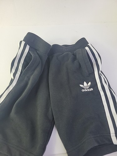 Adidas Originals Boys Black Activewear Shorts Athletic (10/21) H32342 26N001. - Picture 5 of 11