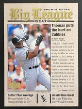 Frank Thomas 2001 Upper Deck Big League Beat Chicago White Sox #BB16