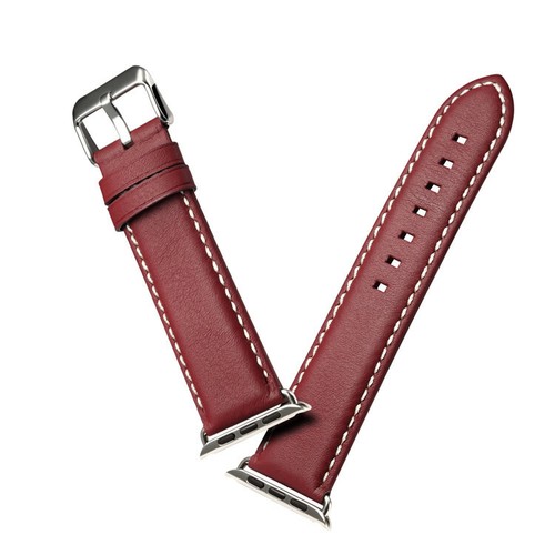 Luxus Echtleder Schnalle Armbanduhr Band Armband Gürtel für Apple Watch Serie - Bild 25 von 31